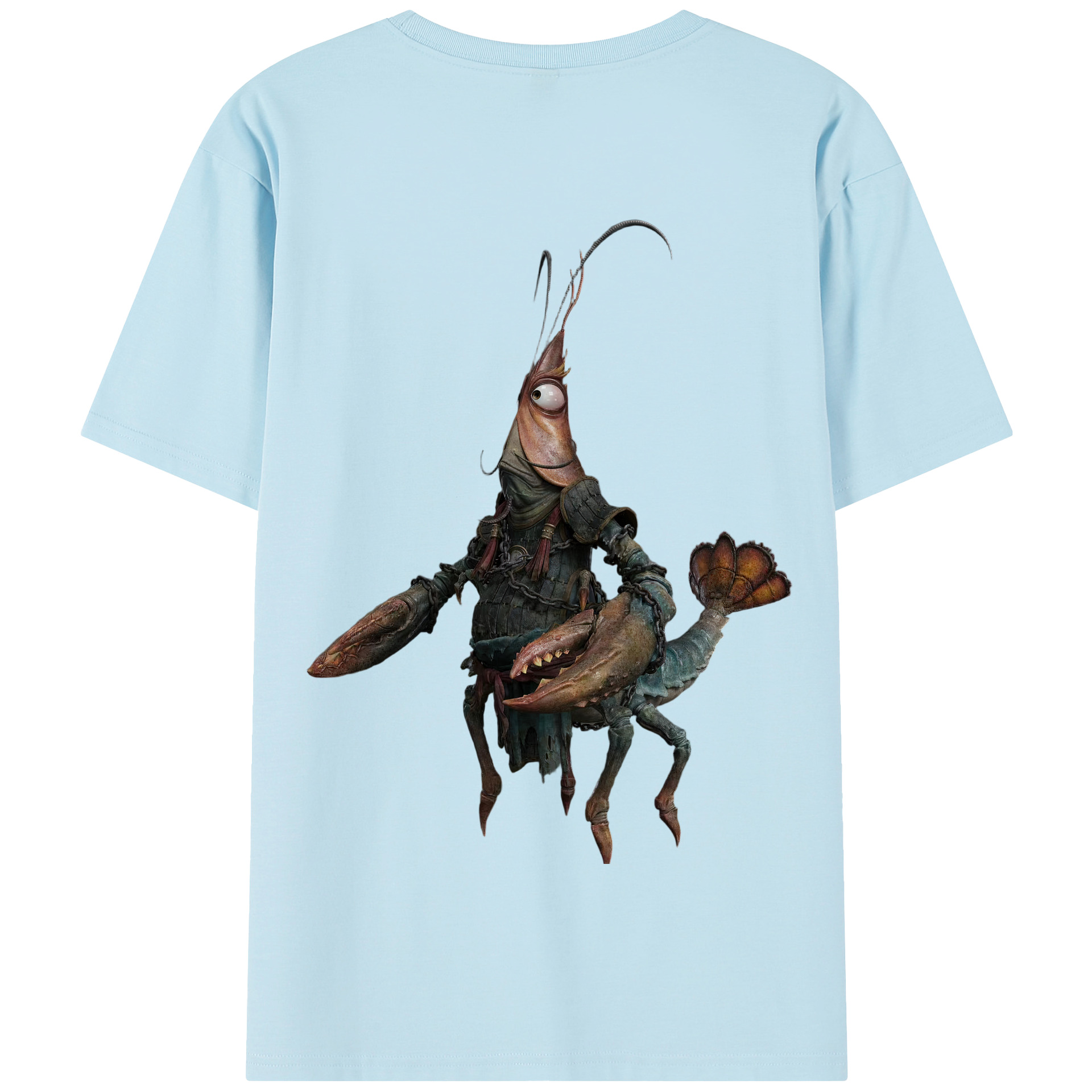 （画像用） Ne Zha 2 ナタ 魔童の大暴れ 綿100％半袖Tシャツ（背面プリント）